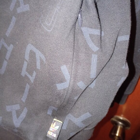 ADIDDAS X PHARRELL WILLIAMS Size XL Crew Neck Sweatshirt w Pockets Black - Picture 4 of 6